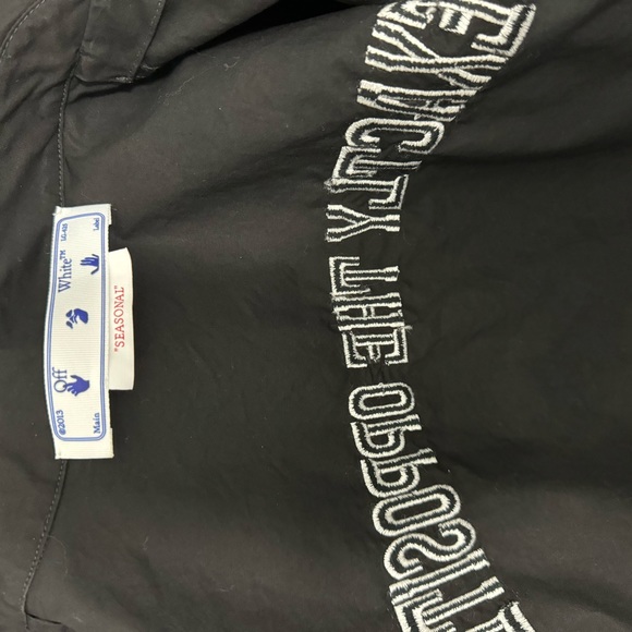 Off-white button down shirt. - Picture 3 of 3